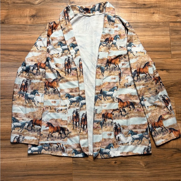 Horse Print blazer - Picture 1 of 4